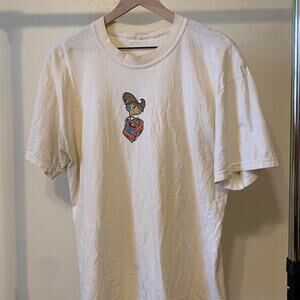 Y2K Streetwear Techno girl White T-Shirt